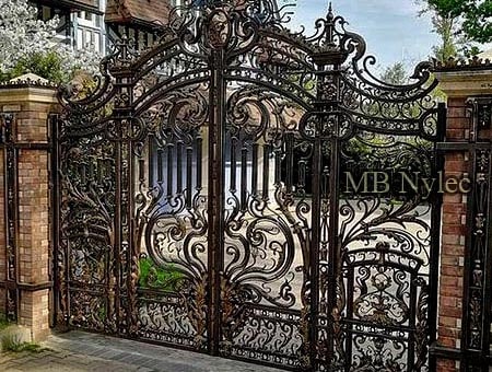 Forged baroque - palace gate
