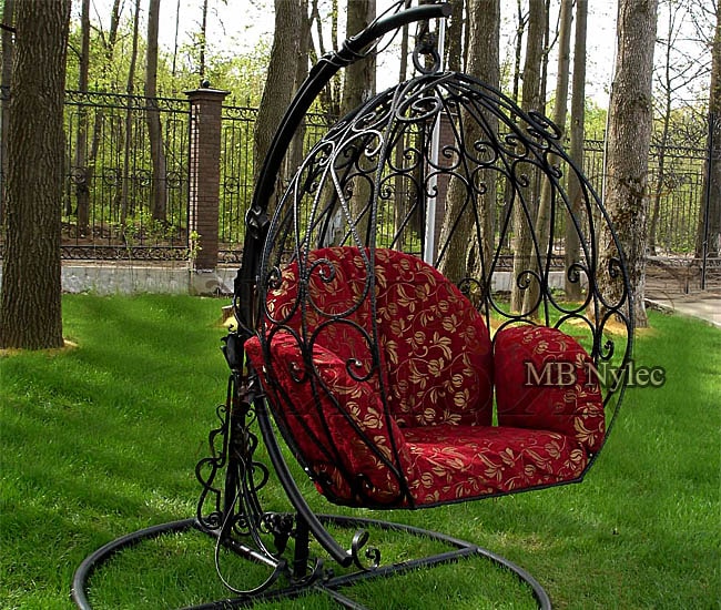 Forged hanging chair egg