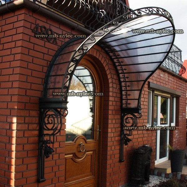 Forged steel canopy with polycarbonate